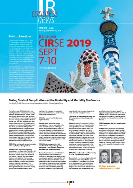 CIRSE 2018 - Tuesday